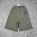Mertra Pocket Emblem Sweat Shorts - Olive Grey