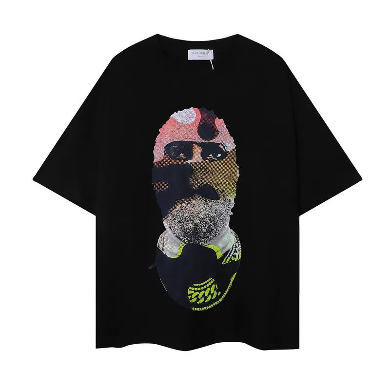 IH NOM UH NIT Camo Mask Graphic Tee - Black