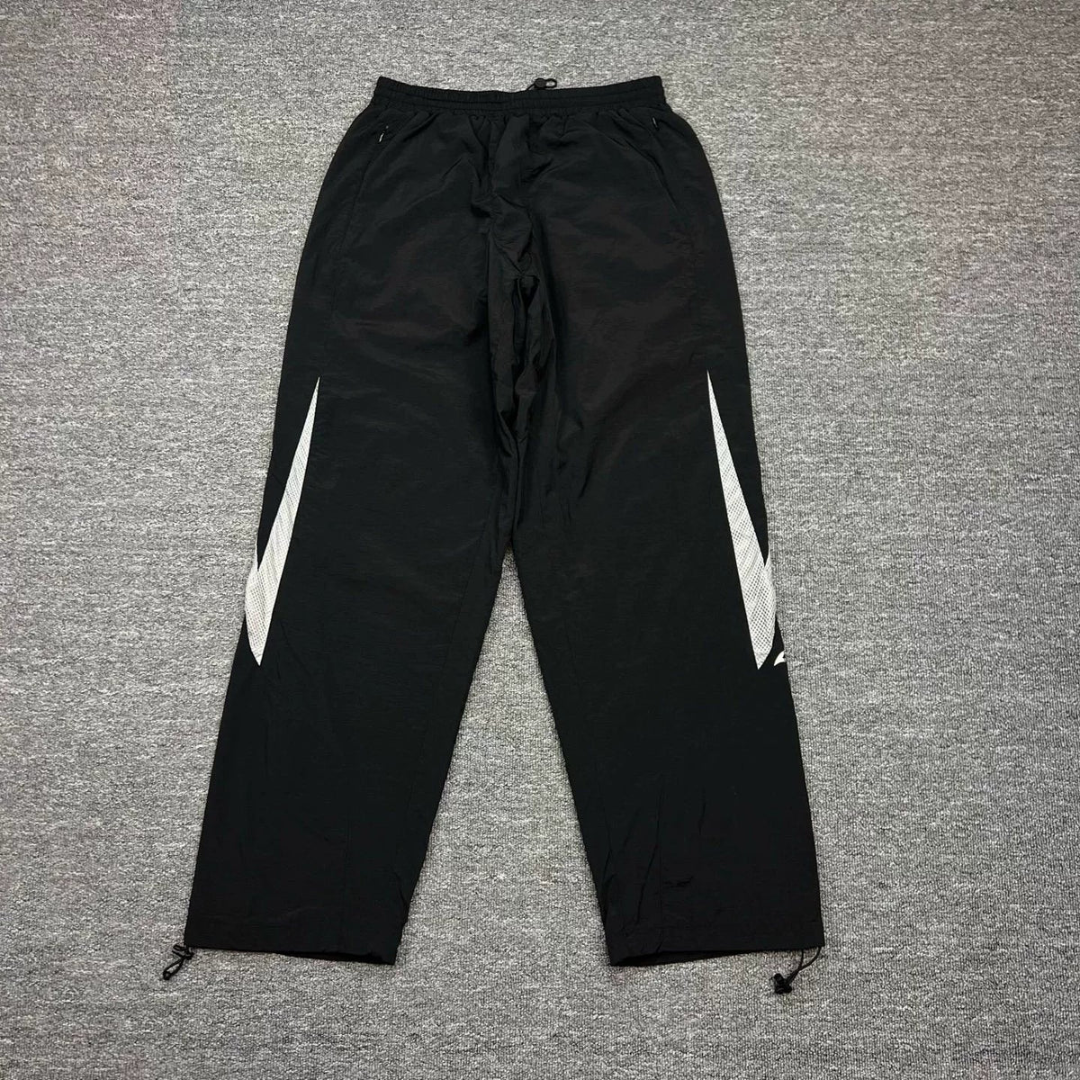 Mertra Patterned Panel Track Pants - Black