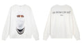 IH NOM UH NIT Textured Mask Pearl Sweatshirt - Off-White