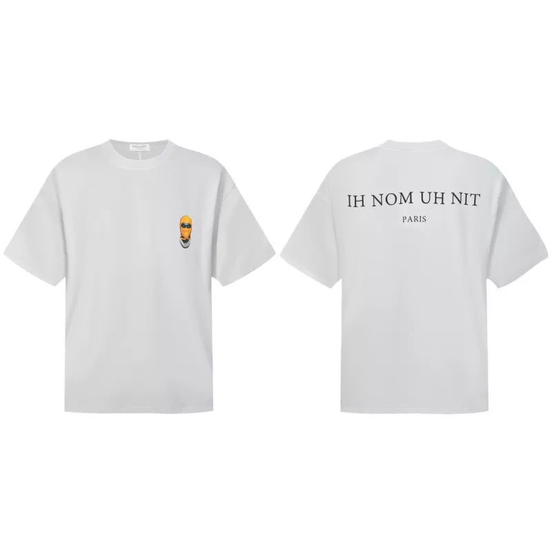 IH NOM UH NIT Small Mask Chest Logo Tee - White