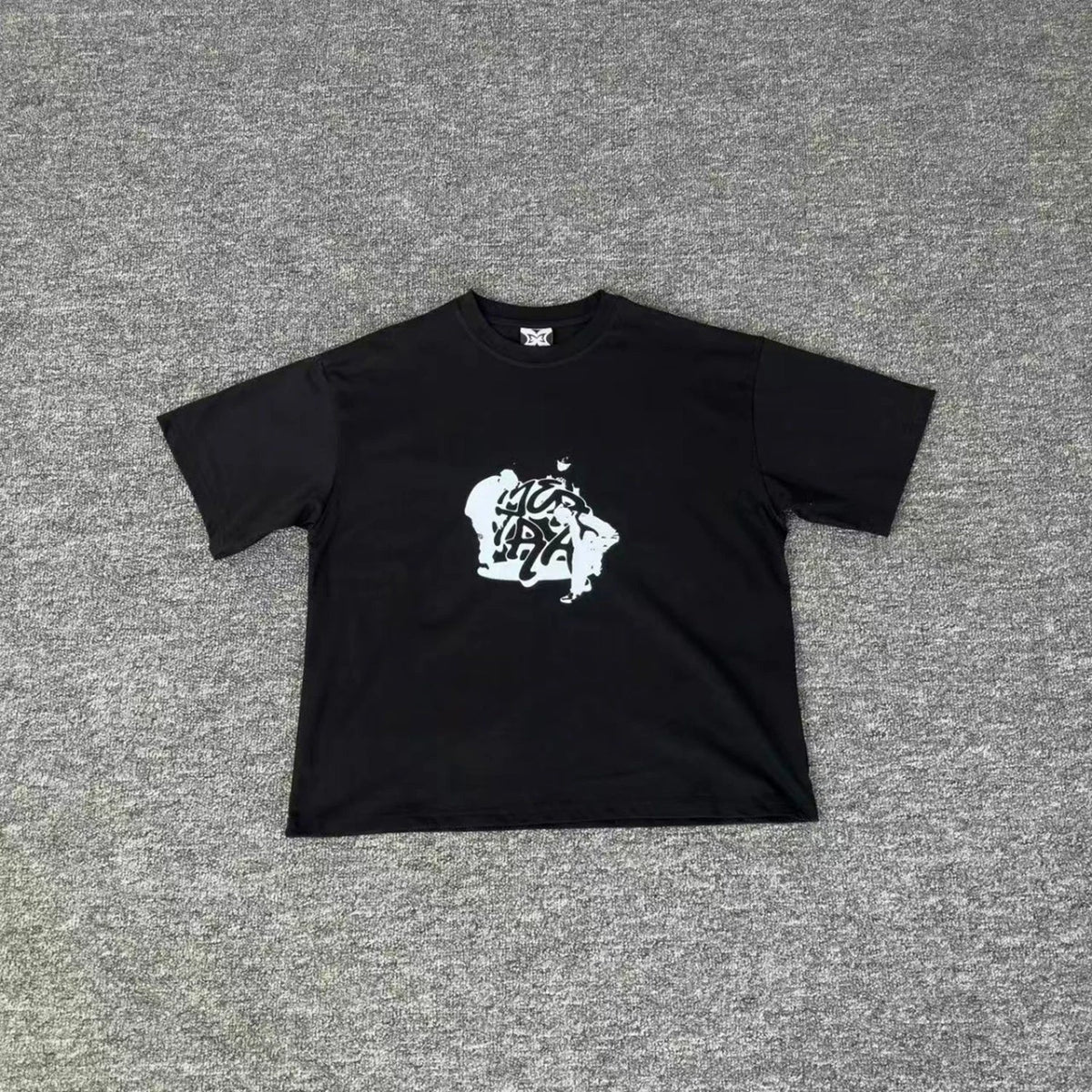 Mertra Crest Graphic Tee - Black