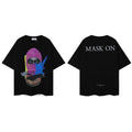 IH NOM UH NIT Mask On Pop-Art Graphic Tee - Black