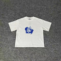 Mertra Blue Crest Graphic Tee - White