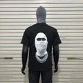 IH NOM UH NIT Textured Mask Pearl Tee - Black