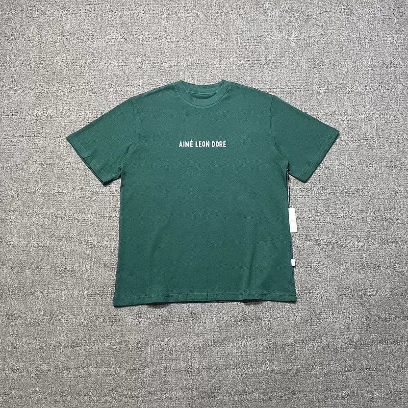 Aimé Leon Dore Small Chest Logo Tee - Forest Green