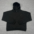 Mertra Minimalist Pullover Hoodie - Black