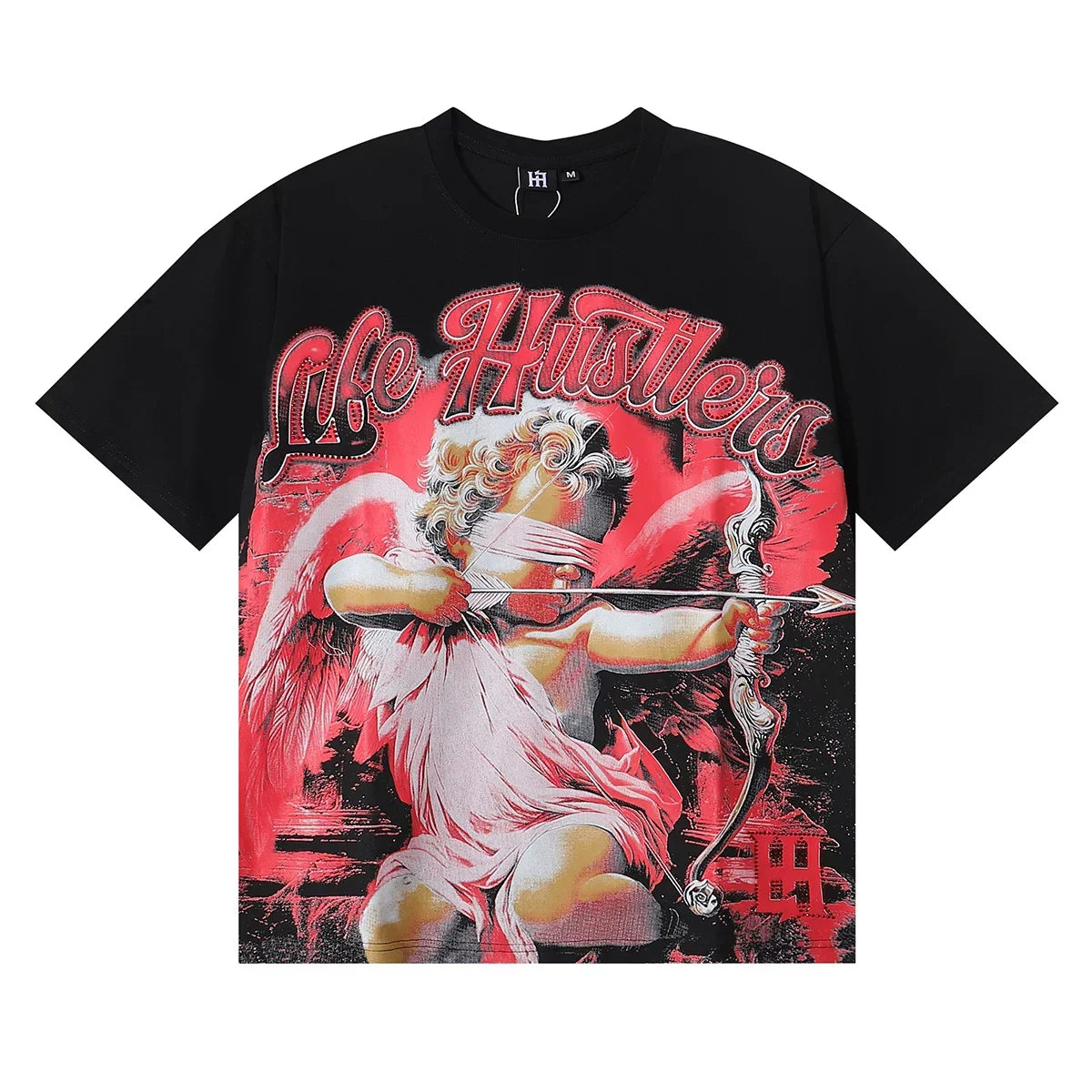 Life Hustlers Cupid Archer Graphic Tee - Black