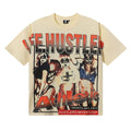 Life Hustlers Athletic Pinup Graphic Tee - Beige
