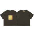 Mertra Glitch Graphic Tee - Washed Dark Grey