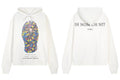 IH NOM UH NIT Floral Mask Graphic Hoodie - Off-White